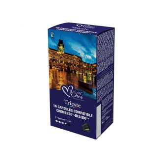   Italian Coffee Trieste Espresso Deka Cremesso® kompatibilis kávékapszula - 16 db