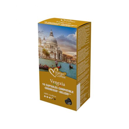 Cremesso® kompatibilis kapszula-Venezia 100% Arabica (16 db)