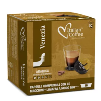   Italian Coffee Venezia 100% Arabica Lavazza A Modo Mio kapszula - 16 × 7 g
