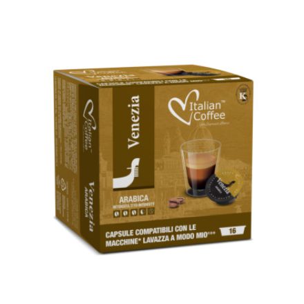 Lavazza A Modo Mio kompatibilis kávékapszula Venezia Arabica (16db)