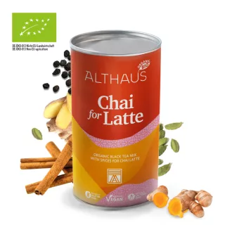 Althaus Bio Chai for Latte - Fűszeres italkeverék fekete teával, 300 g