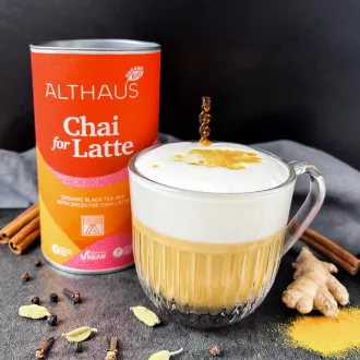 Althaus Bio Chai for Latte - Fűszeres italkeverék fekete teával, 300 g