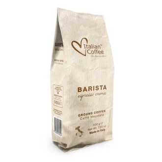 Italian Coffee Barista Espresso Crema őrölt kávé - 60% Arabica · 40% Robusta, 200 g