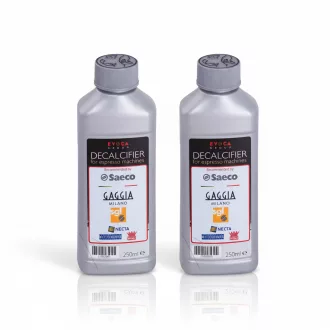  Saeco-Evoca Vízkőoldó folyadék - 2 × 250 ml - Saeco, Gaggia és Philips kávégépekhez