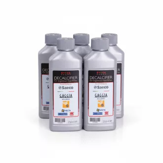   Saeco-Evoca Vízkőoldó folyadék - 5 × 250 ml - Saeco, Gaggia és Necta kávégépekhez