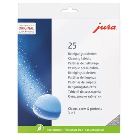 Jura tisztító tabletta -Három fázisú (25 db) 62535