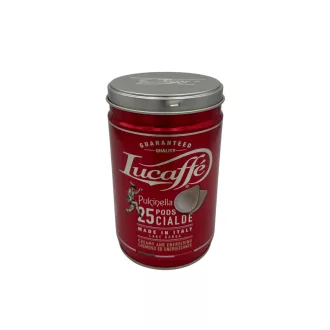 Lucaffé Pulcinella ESE pod - 80% Arabica · 20% Robusta, 25 × 7 g
