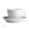 Nuova Point Palermo Cappuccino 200ml csésze+tányér -fehér