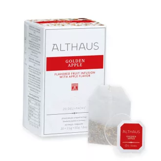 Althaus Golden Apfel gyümölcstea - Deli Pack, 20 × 2,5 g