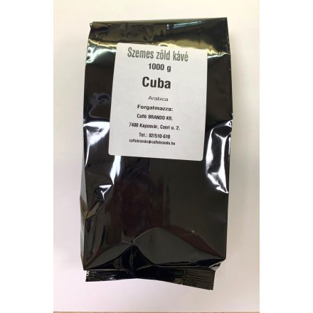 Cuba Altura Lavado zöld kávé (1000g)