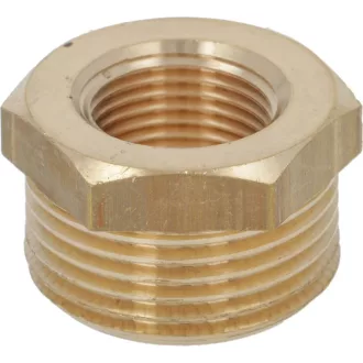 DVA kompatibilis sárgaréz szűkítő idom (3/4" KM - 3/8" BM)