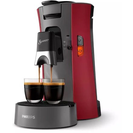 Philips Senseo Select CSA230/91 Párnás Kávéfőző, Vörös-szürke