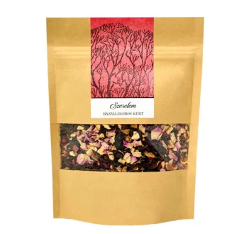Bazsalikomos Kert Szerelem tea - Ízesített fekete tea, 100 g