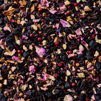 Bazsalikomos Kert Szerelem tea - Ízesített fekete tea, 100 g