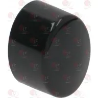 Silanos elliptikus nyomógomb fekete (17x13 mm)