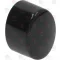 Silanos elliptikus nyomógomb fekete (17x13 mm)