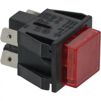 PIROS BIPOLÁRIS NYOMÓGOMB 16A 250V