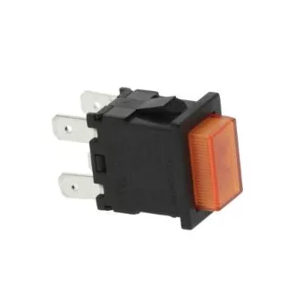 NARANCSSÁRGA BIPOLÁRIS KAPCSOLÓ 15A 250V