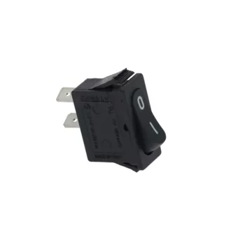 Fekete 1 pólusú kapcsoló 16A 250V