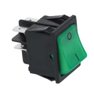 BIPOLÁRIS KAPCSOLÓ ZÖLD 16A 250V