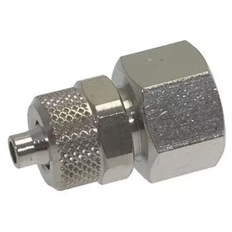 STRAIGHT FITT. 1/8"F ? 6/4 NICKEL-PLATED