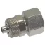 STRAIGHT FITT. 1/8"F ? 6/4 NICKEL-PLATED