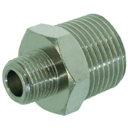 NICHEL-PLATED FITTING ø 1/8"M-3/8"M