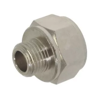 CSATLAKOZÓ ø 1/4'M-3/8'F NIKKELEZETT