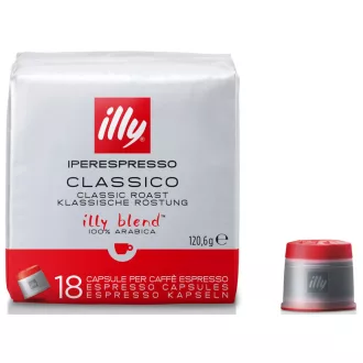   illy Iperespresso Classico kávékapszula - 100% Arabica, 18 × 6,7 g - Iperespresso rendszer
