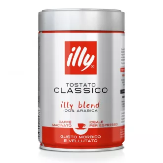   illy Classico őrölt kávé - 100% Arabica, finom őrlés, 250 g