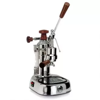 La Pavoni Europiccola ELH karos kávégép fa markolattal