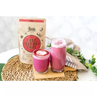 Fonte Raspberry Chai - 250 g - Málnás chai latte por