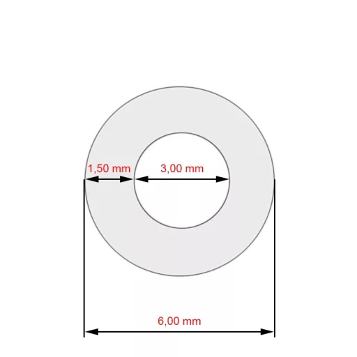 NIVONA szilikon cső 3.0X1.50X180
