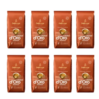   Dallmayr Crema d’Oro Intensa szemes kávé - Arabica-Robusta blend, 8 x 1 kg