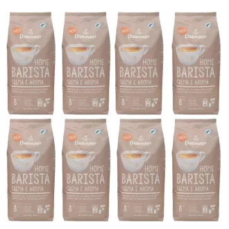   Dallmayr Home Barista Crema E Aroma szemes kávé - Arabica és Robusta keveréke, 8 x 1 kg