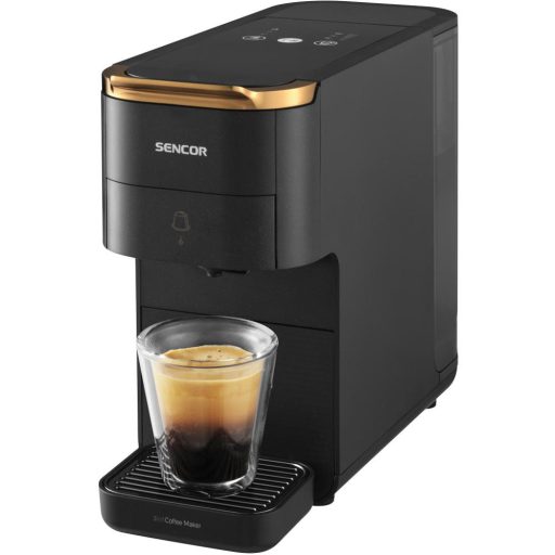 Sencor SCC 1000BK Multi-kapszulás kávéfőző 3 in 1 (Nespresso®, Dolce Gusto®, E.S.E. pod, őrölt kávé)
