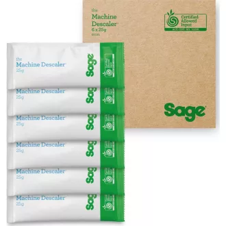 Sage SCC101 Vízkőoldó por - 6 db × 25 g - Sage eszpresszógépekhez és vízforralókhoz
