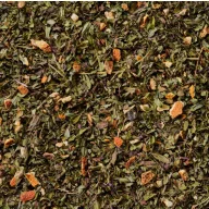   Bazsalikomos Kert Menta tea - Szálas gyógynövénytea narancshéjjal, 30 g