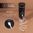 CHiato brewPLAY hordozható eszpresszó kávéfőző - fekete (kompatibilis: Nespresso®, Dolce Gusto®, őrölt kávé)