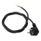 230V hálózati tápkábel kávéfőzőkhöz - fekete (AEG, Bosch, Nivona, Krups, Siemens kompatibilis)