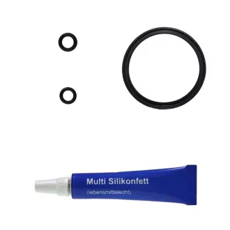   Bosch, Siemens és Miele kompatibilis karbantartó készlet kávéfőző főzőegységhez (tömítések + 6g szilikonzsír)