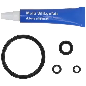   Nivona, Melitta, Miele és Rotel kompatibilis M-es karbantartó készlet kávéfőző főzőegységhez (4 db tömítés + 6 g szilikonzsír)