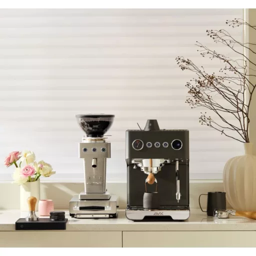 AVX Hero PRO-X 2025 Dual bojleres kávégép szabályozható OPV-vel (Fekete)