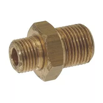 EGYENES CSATLAKOZÁS 1/8'-M12 RÉZ