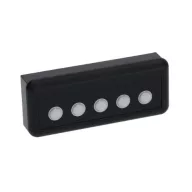 5 gombos nyomógomb panel
