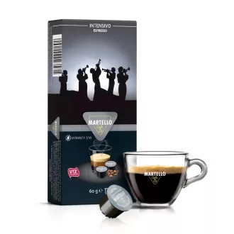 Martello Intensivo Espresso kávékapszula - 10 × 6 g - Martello rendszerhez