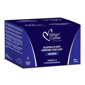   Italian Coffee Delizioso Essse Caffè kompatibilis kapszula - 50% Arabica · 50% Robusta, 50 × 7 g