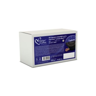   Italian Coffee Euphoria Napoletano Lavazza Blue kompatibilis kávékapszula - 70% Robusta, 50 × 9 g