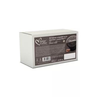 Italian Coffee Obsession Intenso Lavazza Blue kompatibilis kávékapszula - 80% Robusta, 50 × 9 g