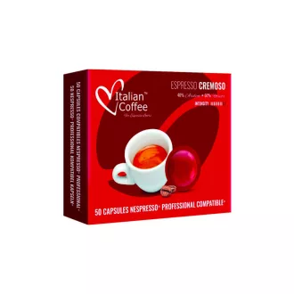   Italian Coffee Cremoso Nespresso Professional kapszula - 40% Arabica · 60% Robusta, 50 db